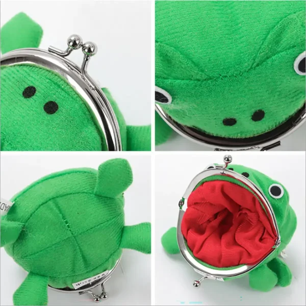 ime Frog Plush Keychain Wallet