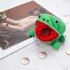ime Frog Plush Keychain Wallet